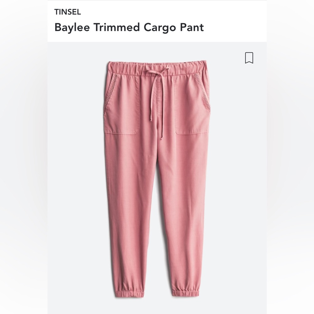 Tinsel Baylee Trimmed Cargo Pant
